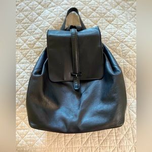 Mackage Black Leather Daypack